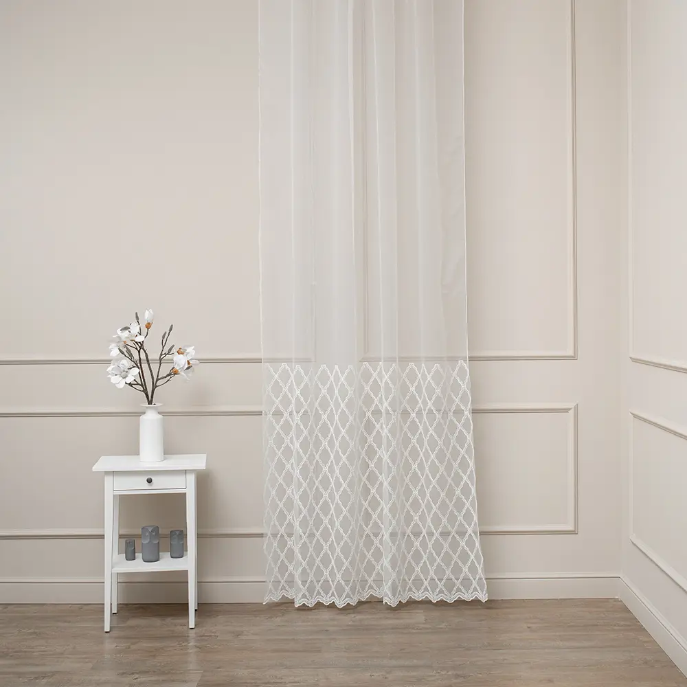 Тюль 1 м/п Roibrode сетка 280 см цвет молочный TEX REPUBLIC STLM-2002604 - Вид №1