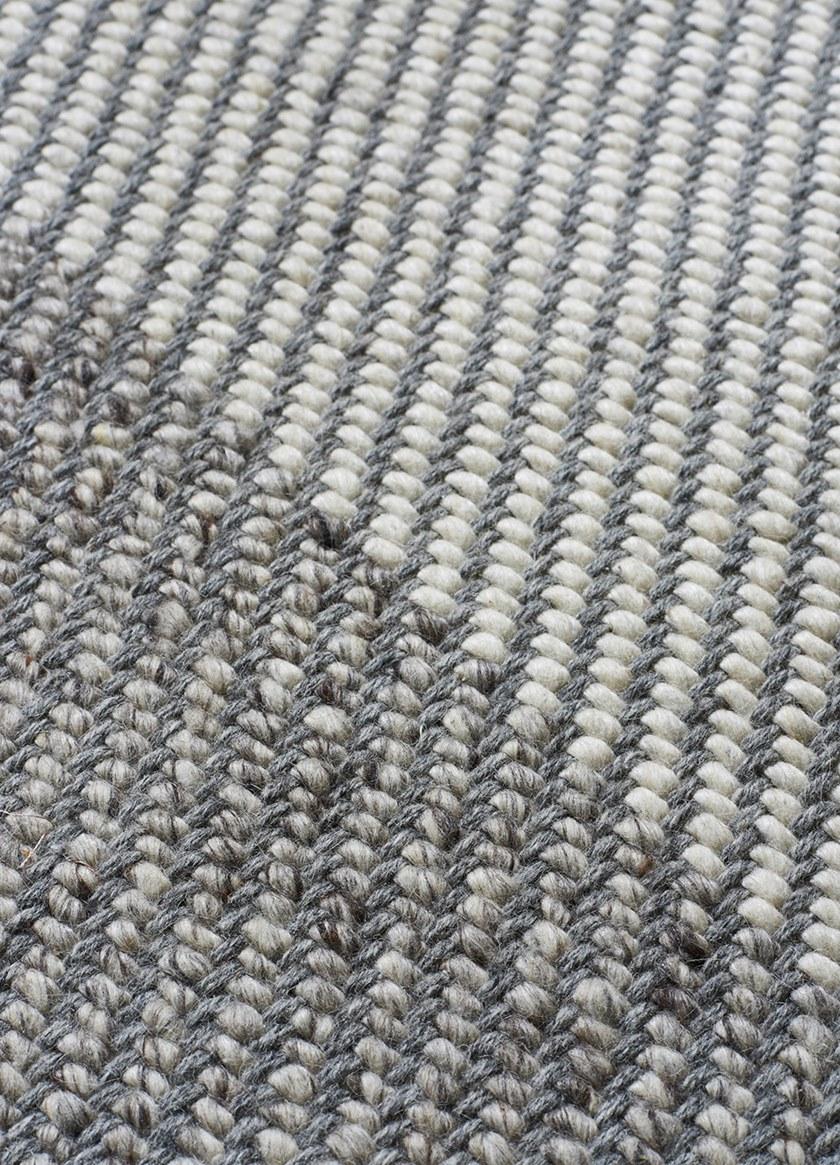 Toulemonde Bochart Ковер из шерсти в прямоугольную полоску Plain textured sun-id-1417723 - Вид №3