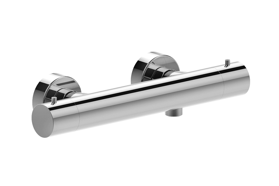 M030  Термостатический смеситель из стены для душаручки без душевого набора впуски 1/2'' Fantini Rubinetti LAMÉ LAME