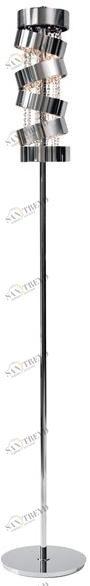 ILFARI Торшер из металла прямого и отраженного света в современном стиле с кристаллами swarovski® Secret club 12070