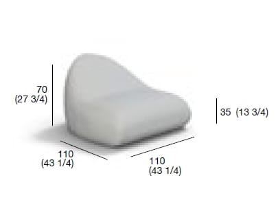 Ткань мешок сад стул RODA Onda ARCH-00079204 - Вид №10