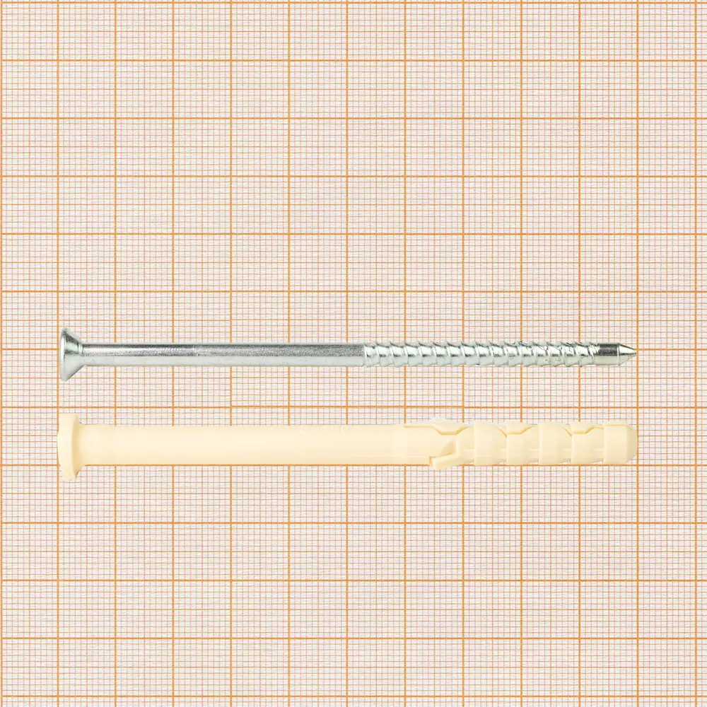 Дюбель-гвоздь цилиндрический Европартнер нейлон 8x100 мм 10 шт STLM-2110940 - Вид №3