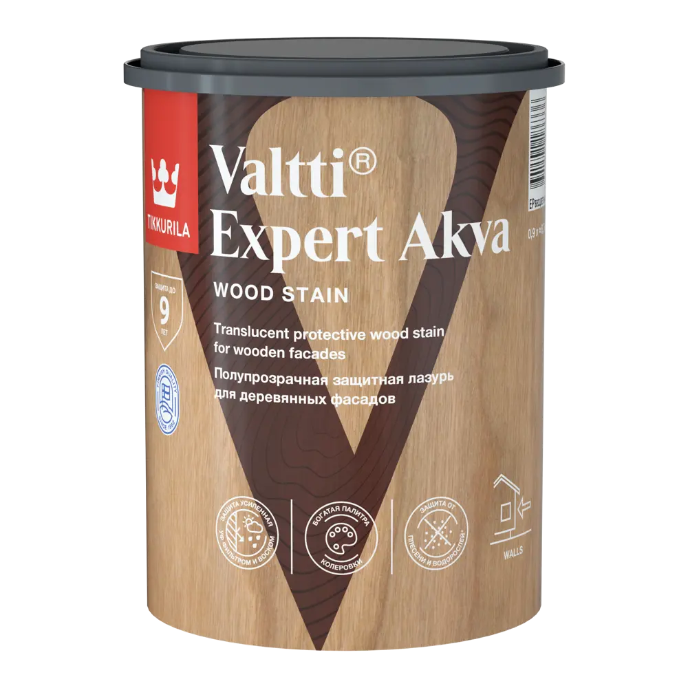 Tikkurila Valtti Expert Akva - защитно-декоративный антисептик для древесины 82115525 STLM-0019431 - Вид №1