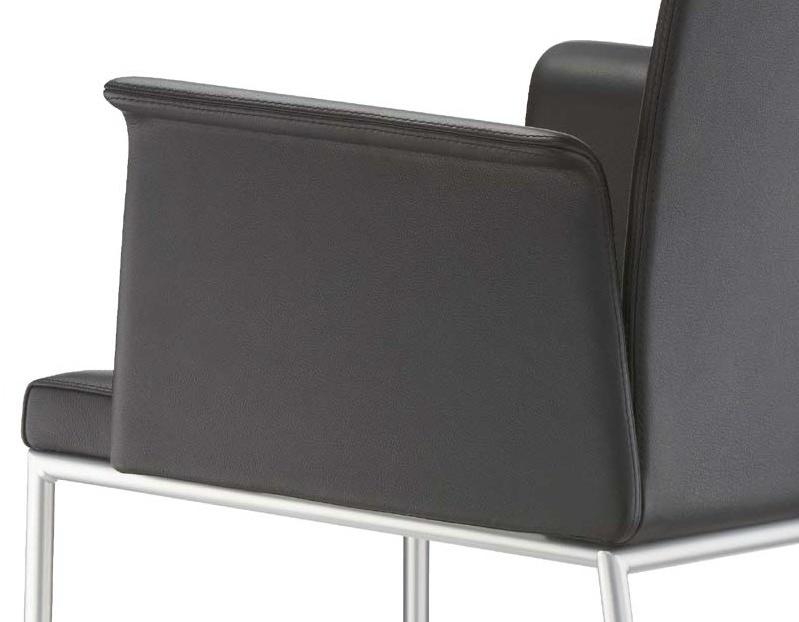 Brunner Кожаное кресло с подлокотниками Milano 5229/a - Вид №4