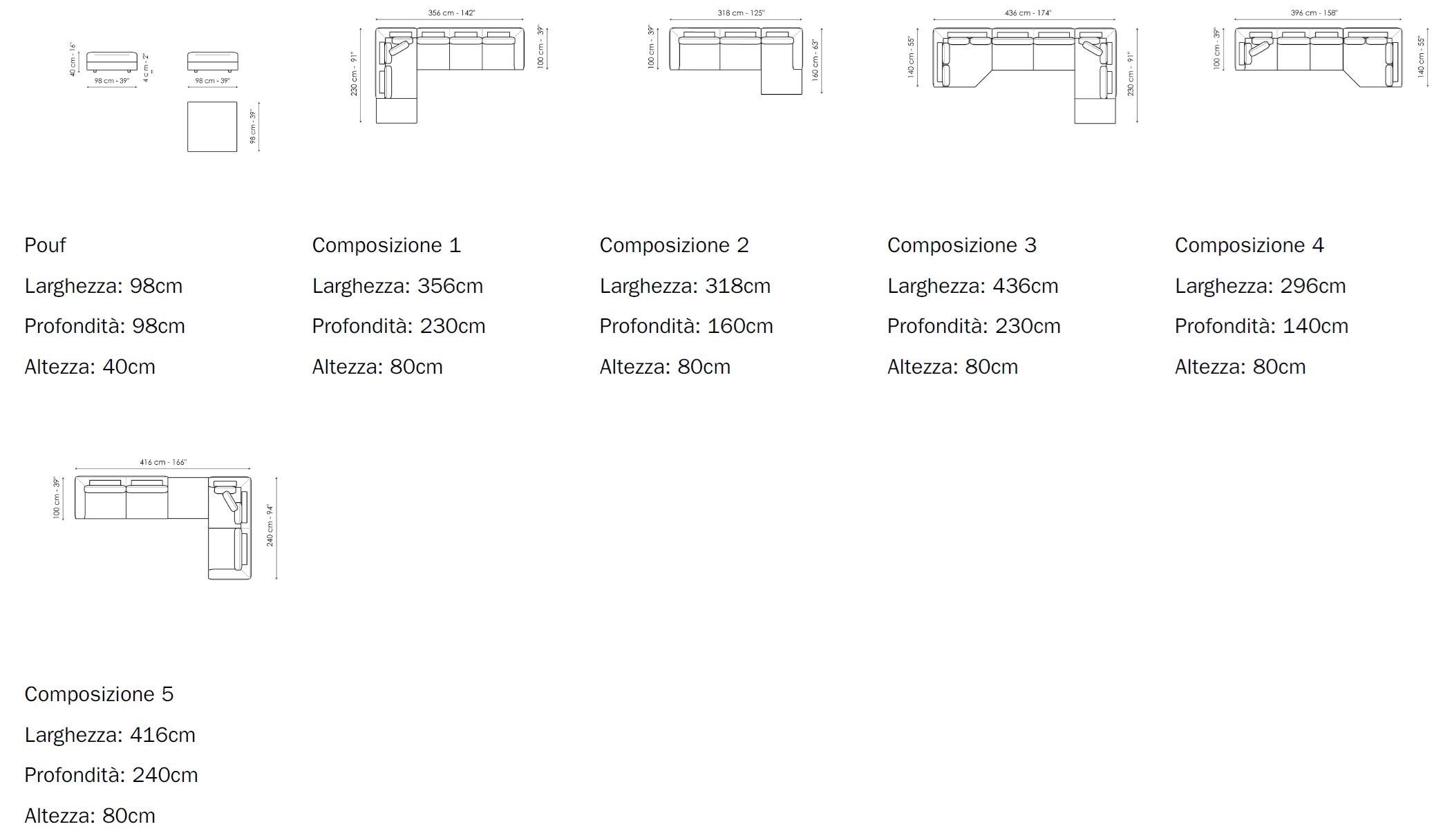 Ткань диван BONALDO SUPERHIRO ARCH-00031781 - Вид №13