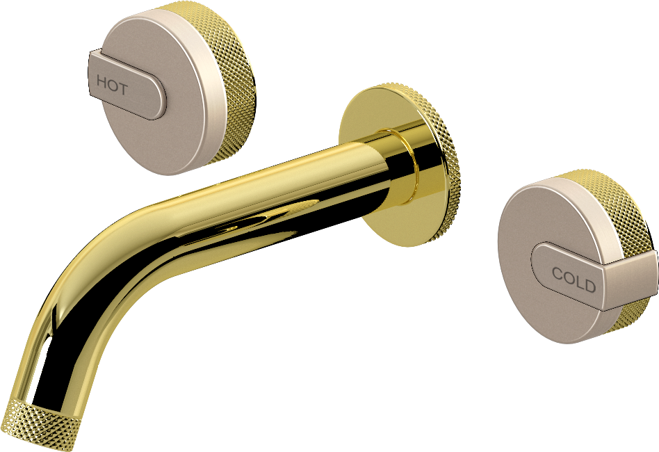 E-11530-R1SN-L1SN-PB Смеситель для умывальника из 19,1см носикем (внешняя часть) GRAFF MOD+