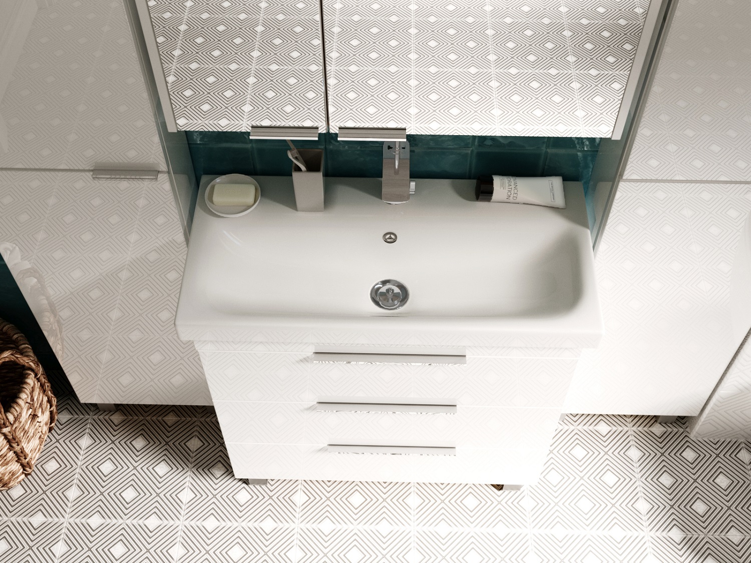 У92515 Тумба Gaula 60Н 3я White 1 Marka Gaula  - Вид №2