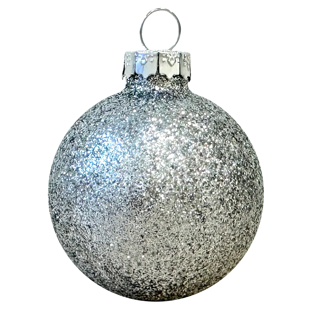 89381650 Набор елочных украшений Подвес ø5 см стекло серебряный 26 шт. STLM-1441038 Santreyd  - Вид №3