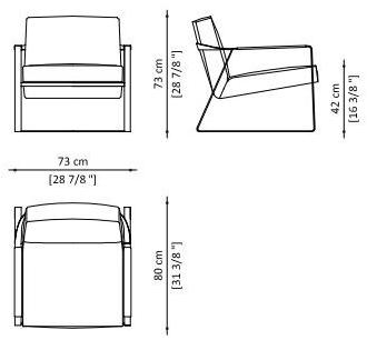 Paolo Castelli Стул из ткани с подлокотниками sun-id-1415885 - Вид №7