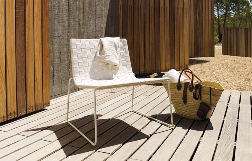 Andreu World Садовое кресло из полипропилена с салазками Trenza Bu0702 - Вид №1