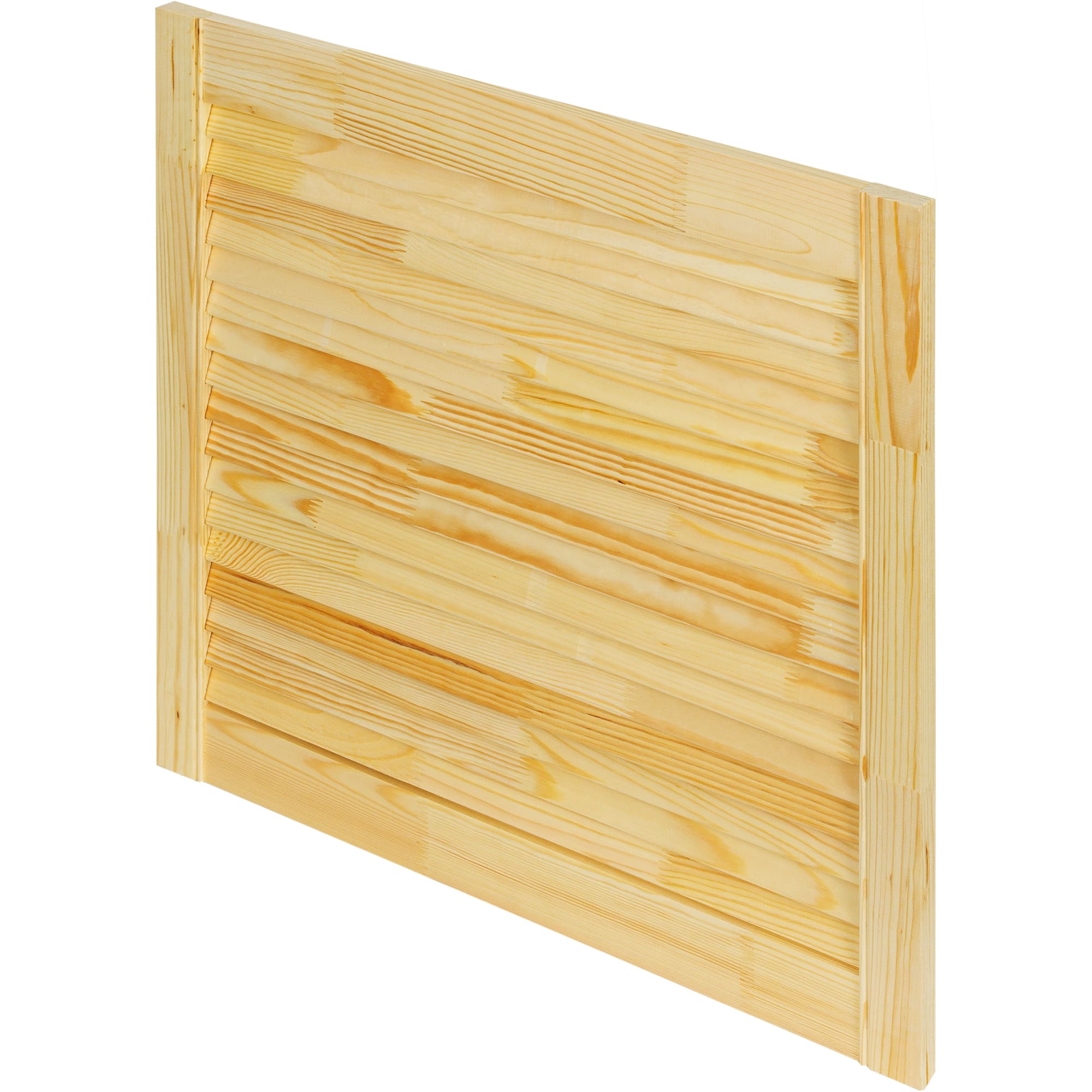 15312200 Дверка жалюзийная 605х594х20 мм хвоя сорт А Santreyd  - Вид №1