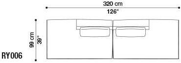 B&B Italia Модульный угловой диван из ткани Ray sun-id-1435354 - Вид №32
