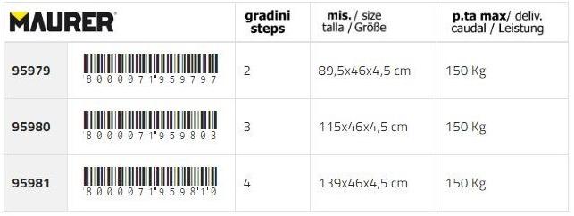 MAURER Табурет лестницы sun-id-1465173 - Вид №1