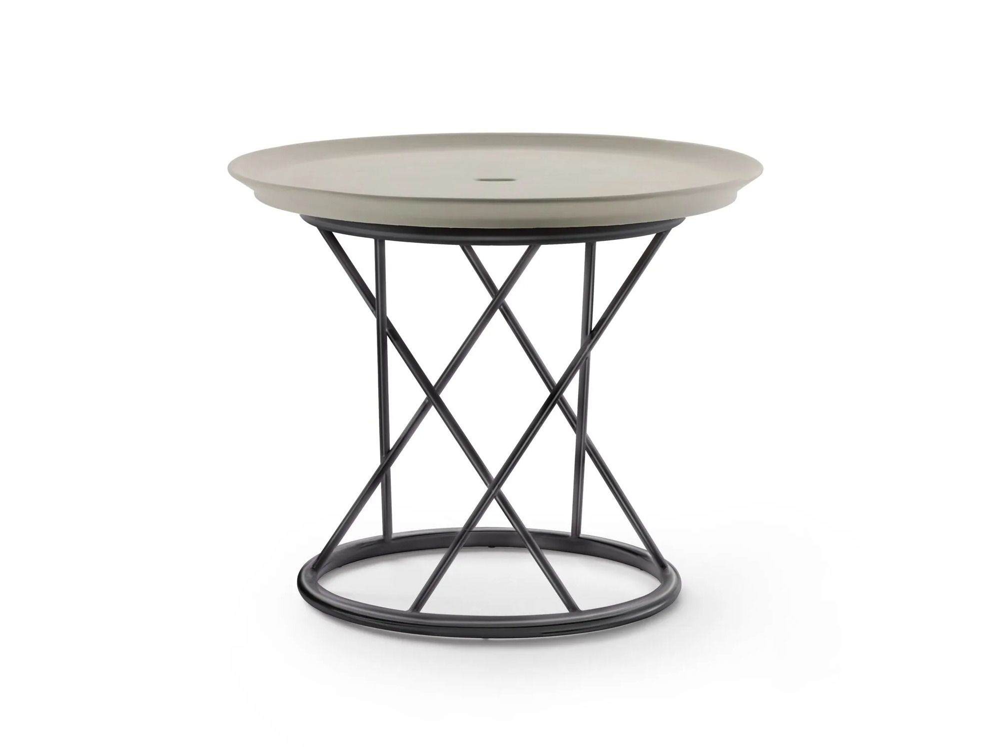 Круглый стальной журнальный столик с порошковым покрытием Flexform Торчелло ARCH-00133595