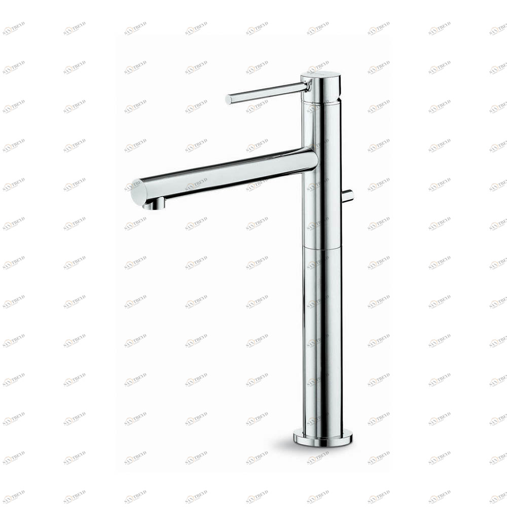 Однорычажный смеситель, высокая версия для верхней раковины, со сливным гарнитуром 1 ”1/4 MINI-X NEWFORM Италия 61314