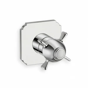 CRIXC720 Запорный кран внешних частей для CRICS770 с 2 выходами и металлической пластиной Cristina Rubinetterie