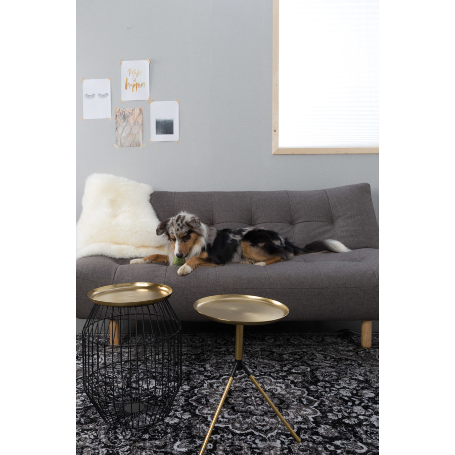 Ковер Chi 160x230 черный White Label Living 6000080 - Вид №2