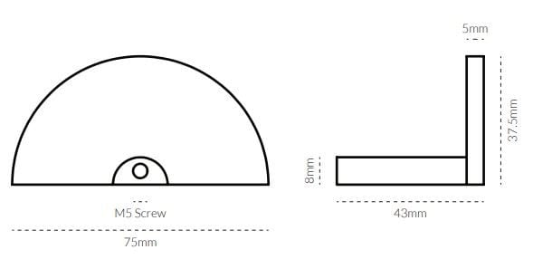 Латунная вешалка для одежды Lo & Co Interiors Луна ARCH-00089306 - Вид №24