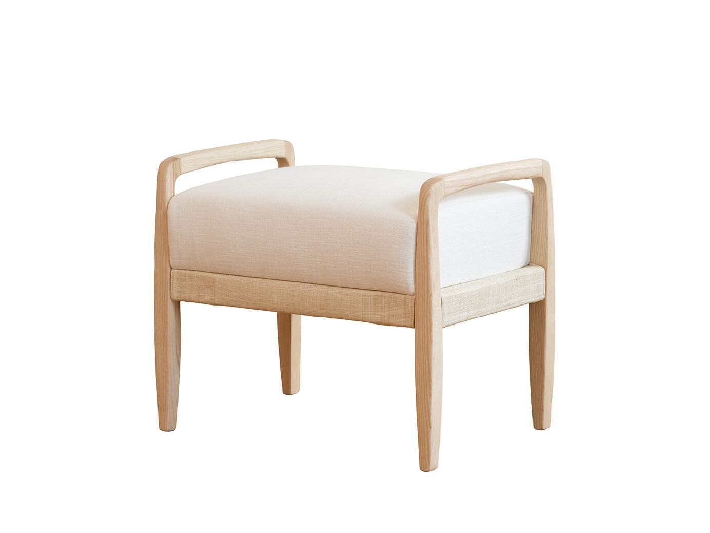 Подставка для ног из дерева и рафии DOM EDIZIONI коллекция Riviera ARCH-00139695