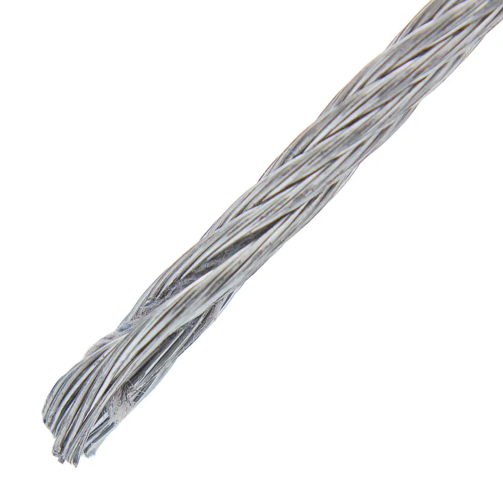Трос стальной DIN 3055 2 мм 100 м, цвет цинк 15956056 STLM-2115996 Santreyd 