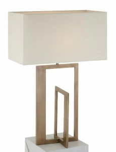 Настольная лампа Kenley от RVAstley 5884 RVASTLEY ИНТЕРЬЕРНЫЕ 061985 Белый;золото