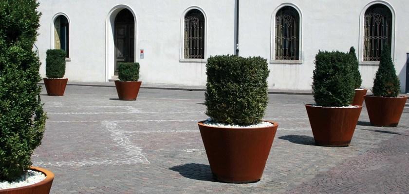 Metalco Кашпо Corten ™ для общественных мест sun-id-1430995 - Вид №1