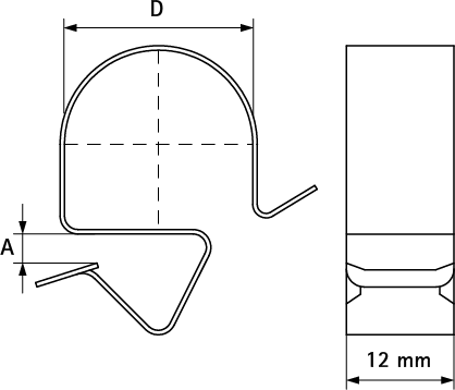 52090709 Britclips® GAM8 Клипсы для стальных балок для балок walraven  - Вид №1