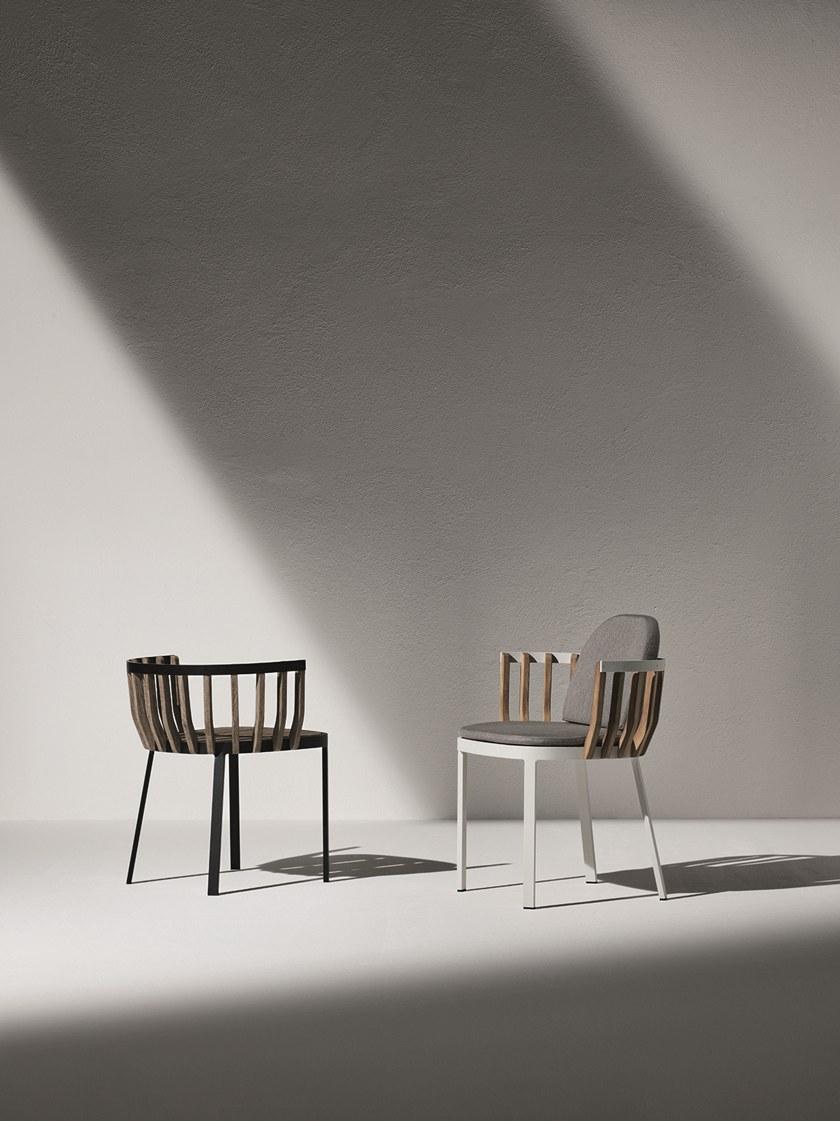 Ethimo Садовый стул из тика с подлокотниками Swing Swpd05 - Вид №7