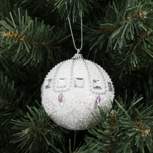 Елочный шар KREAFORTA с блестками, 8 см 89420664