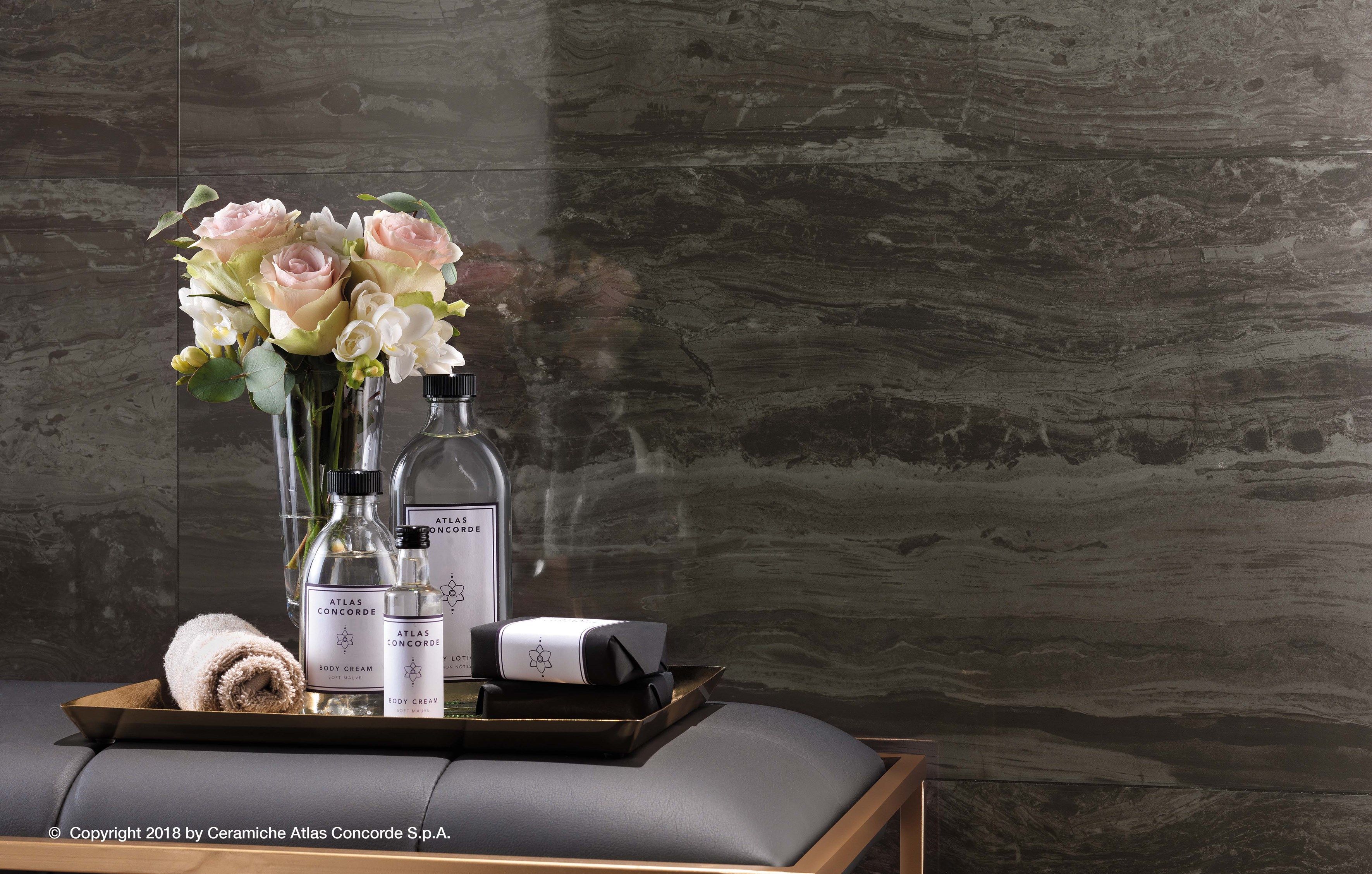 Белое керамическое покрытие с эффектом мрамора Atlas Concorde Marvel Edge ARCH-00064701 - Вид №9