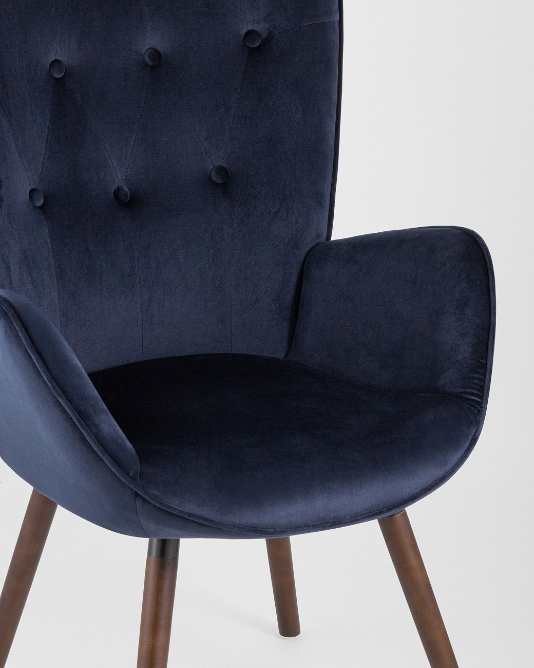 Стул со спинкой и подлокотниками синий "Гранд" STOOL GROUP ДИЗАЙНЕРСКИЕ, ИНТЕРЬЕРНЫЕ 00-3946277 Синий  - Вид №7