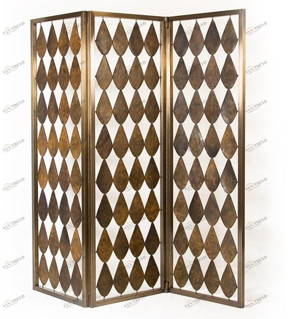 Mytto Экран из бронзы и кожи Larforma sun-id-1350527