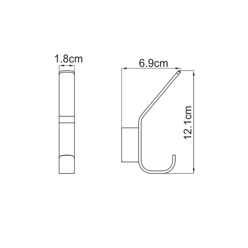 K-7923 Sauer Крючок WasserKRAFT Sauer K-7900  - Вид №2