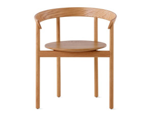 Стул из массива дерева с подлокотниками