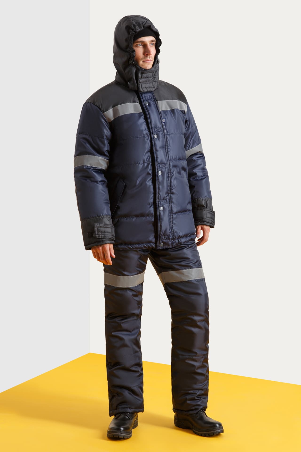 64940 Куртка  утепленная ткань "Оксфорд" с СВП (СОП) VeyGar  Зимняя спецодежда Santreyd  - Вид №12