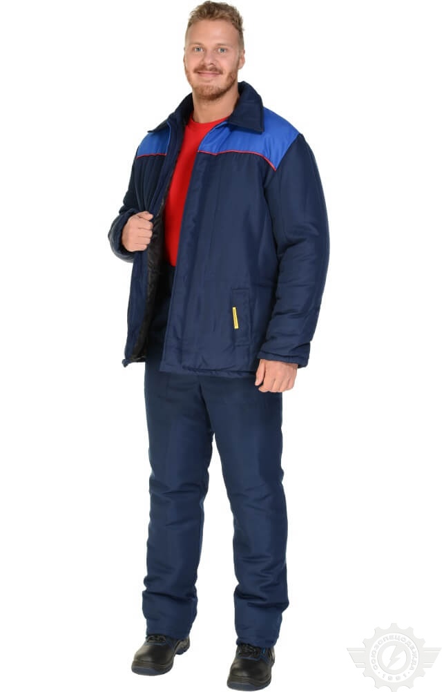 62248 Костюм "Дон" синий  Зимняя спецодежда  размер 52-54/182-188  - Вид №8