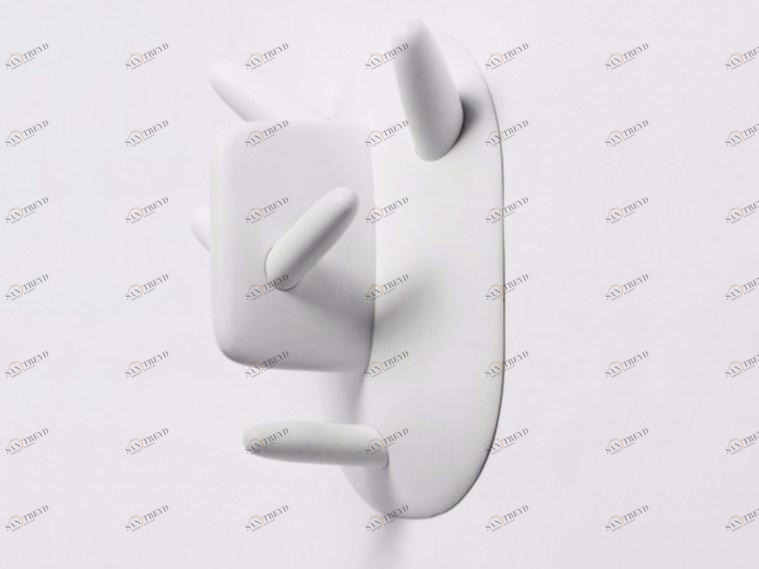 Moustache Настенная вешалка из керамики sun-id-1365741