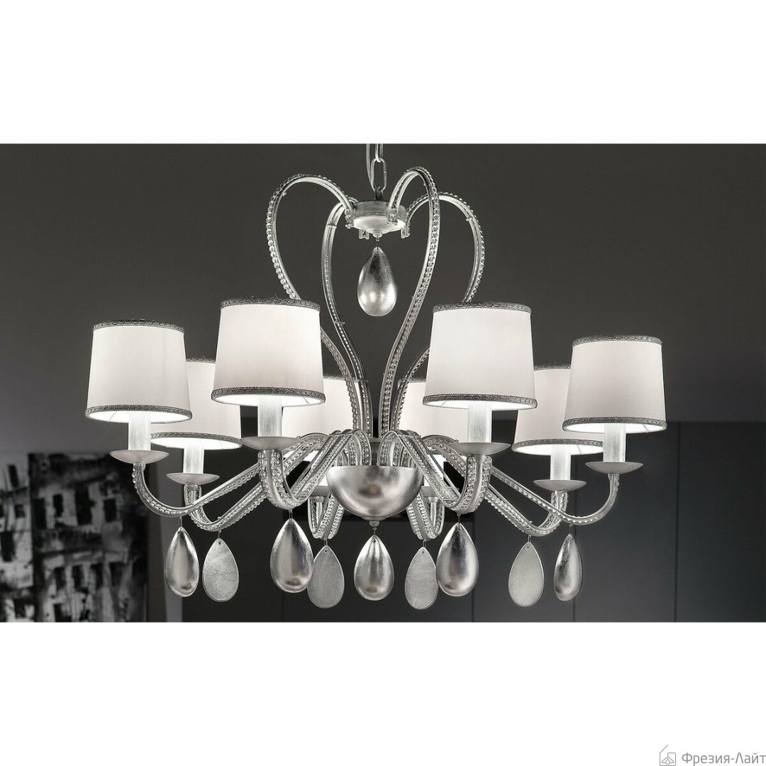 Masiero NOBLESSE 8 V97/SHA-BD/14/WH люстра подвесная 117628
