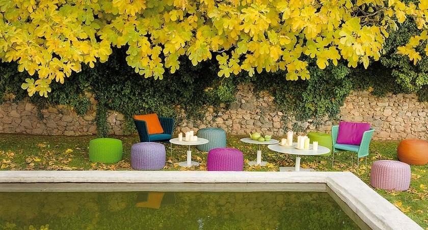 Paola Lenti Круглый садовый пуф Nido sun-id-1505091 - Вид №4