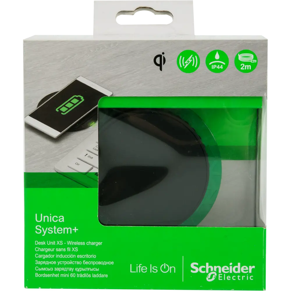 Зарядное устройство беспроводное Systeme Electric Unica System 2 А цвет черный 82401607 STLM-2204872  - Вид №5