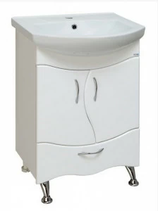 Тумба Бриз 55 /1 ниж. ящик/ с умывальником Элегант 55