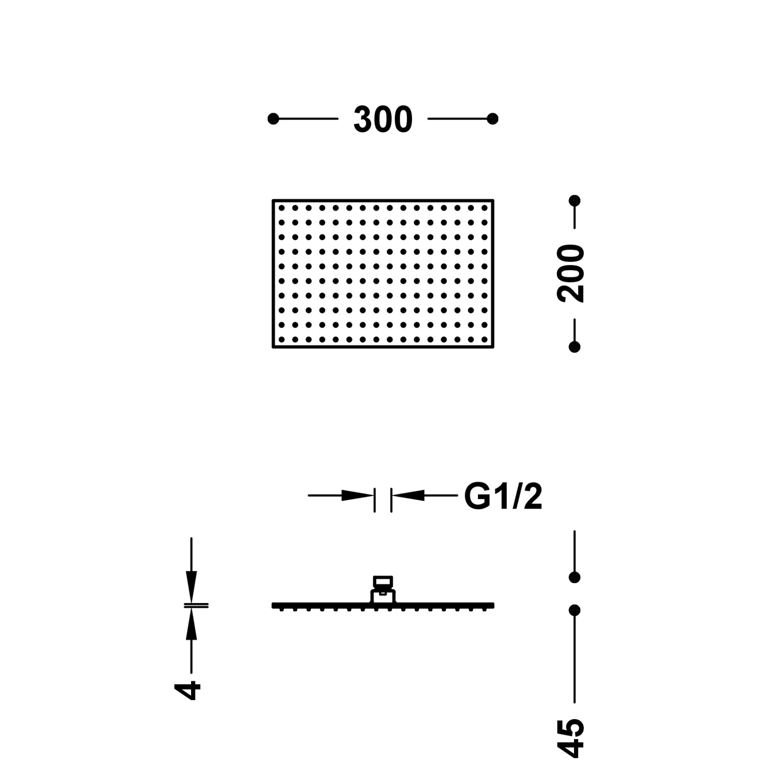 Насадка для душа-134315007BM TRES Showers - Вид №1