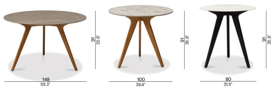 MANUTTI Садовый стол из керамики по контракту Torsa sun-id-1449047 - Вид №9