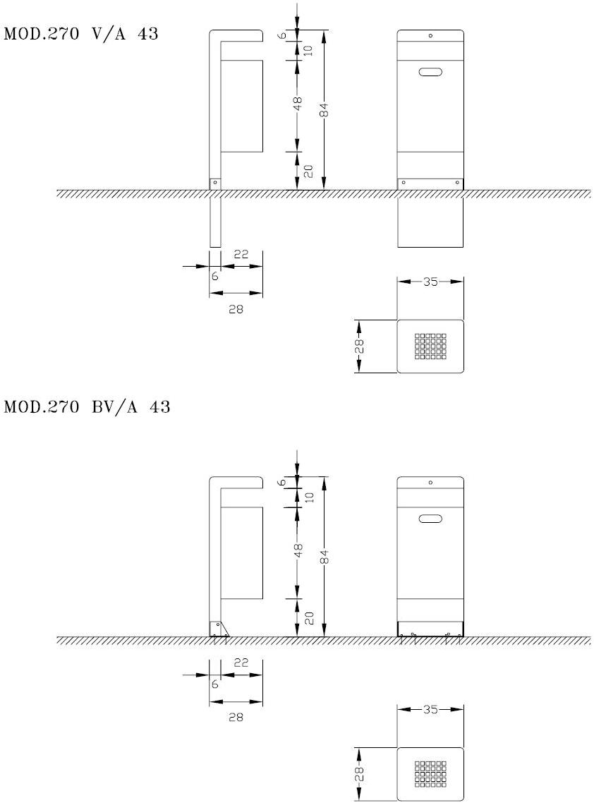 Euroform W Урна металлическая с крышкой и пепельницей  270  - Вид №5