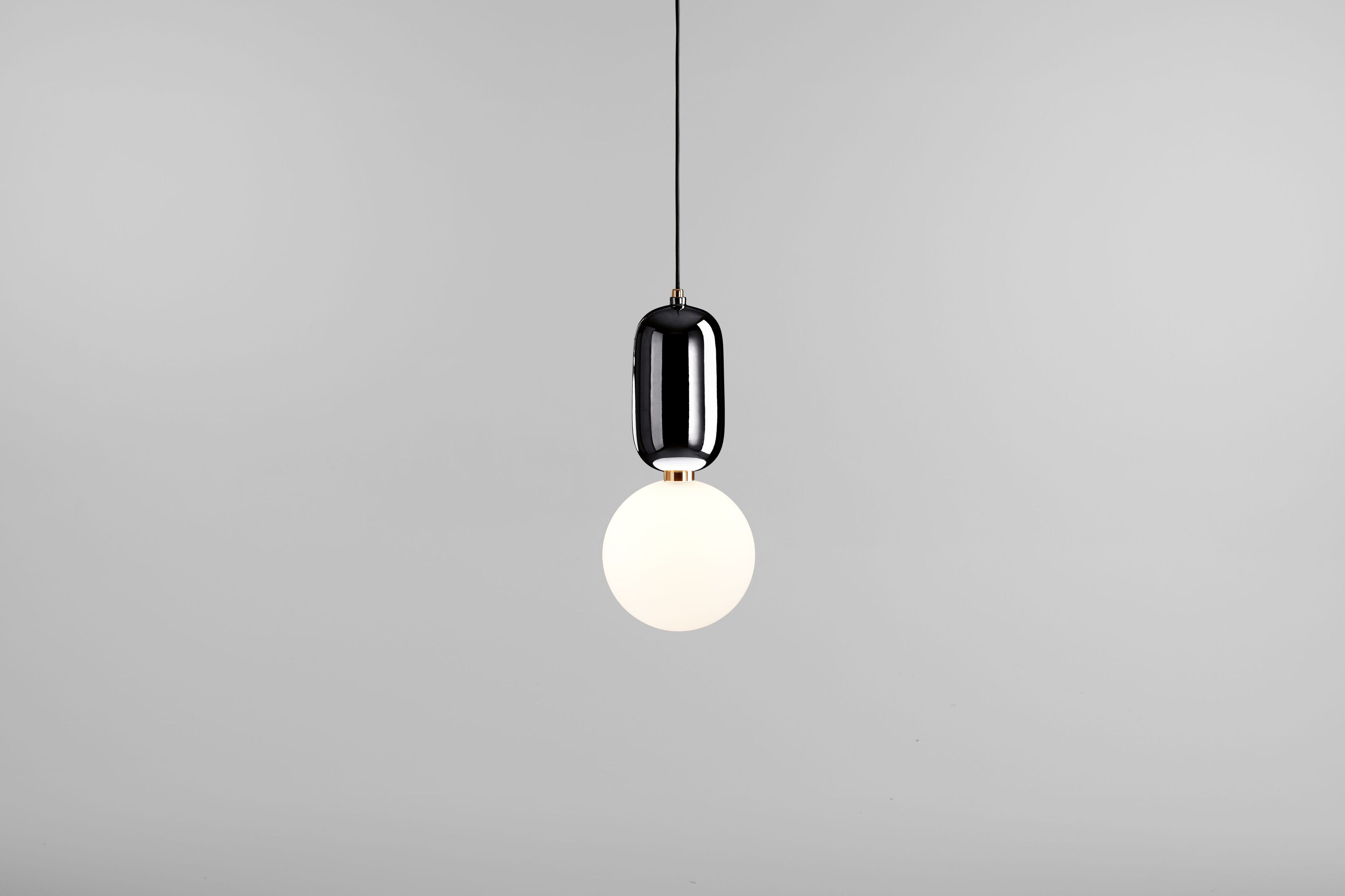 Керамическая и опаловая стеклянная подвесная лампа PARACHILNA Aballs ARCH-00061642 - Вид №6