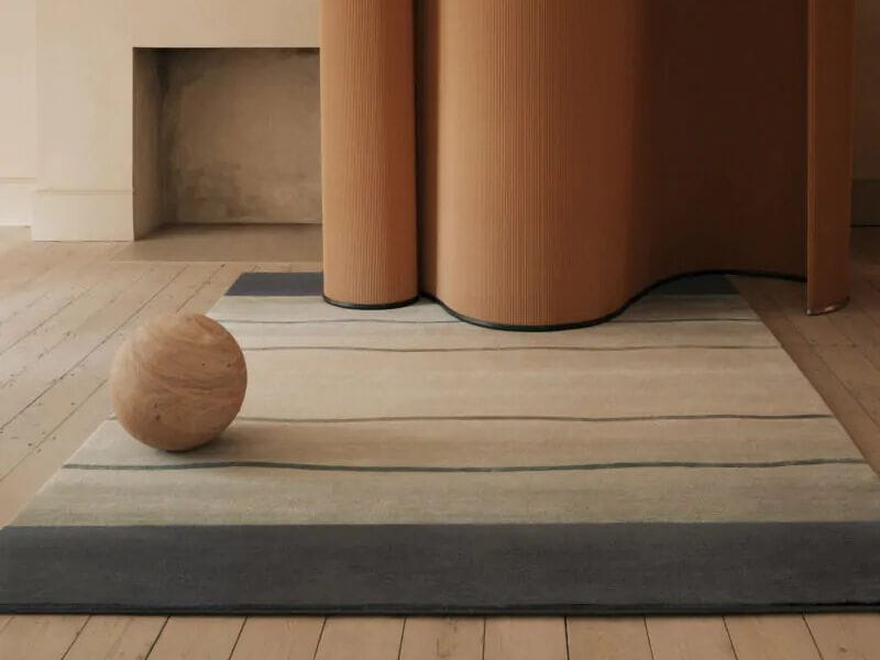 Изготовленный на заказ шерстяной и шелковый ковер ручной работы Deirdre Dyson Graduation ARCH-00077418 - Вид №3