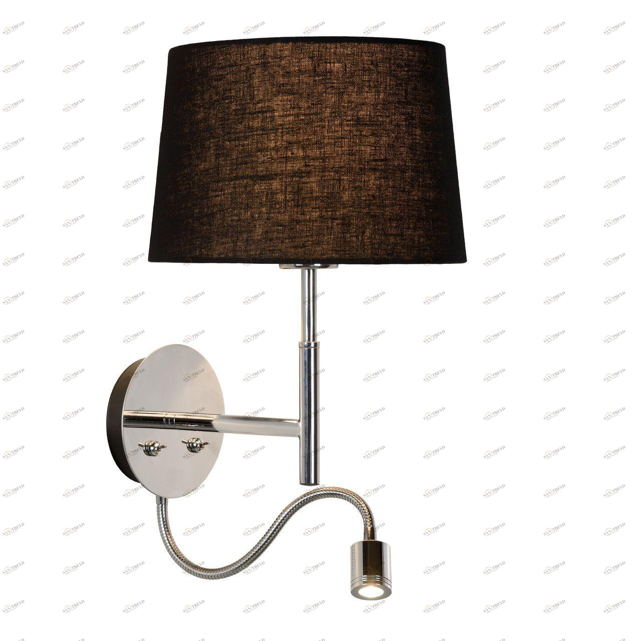 Бра Lucide Saxen 40202/02/11 LUCIDE  079118 Серебро;черный 