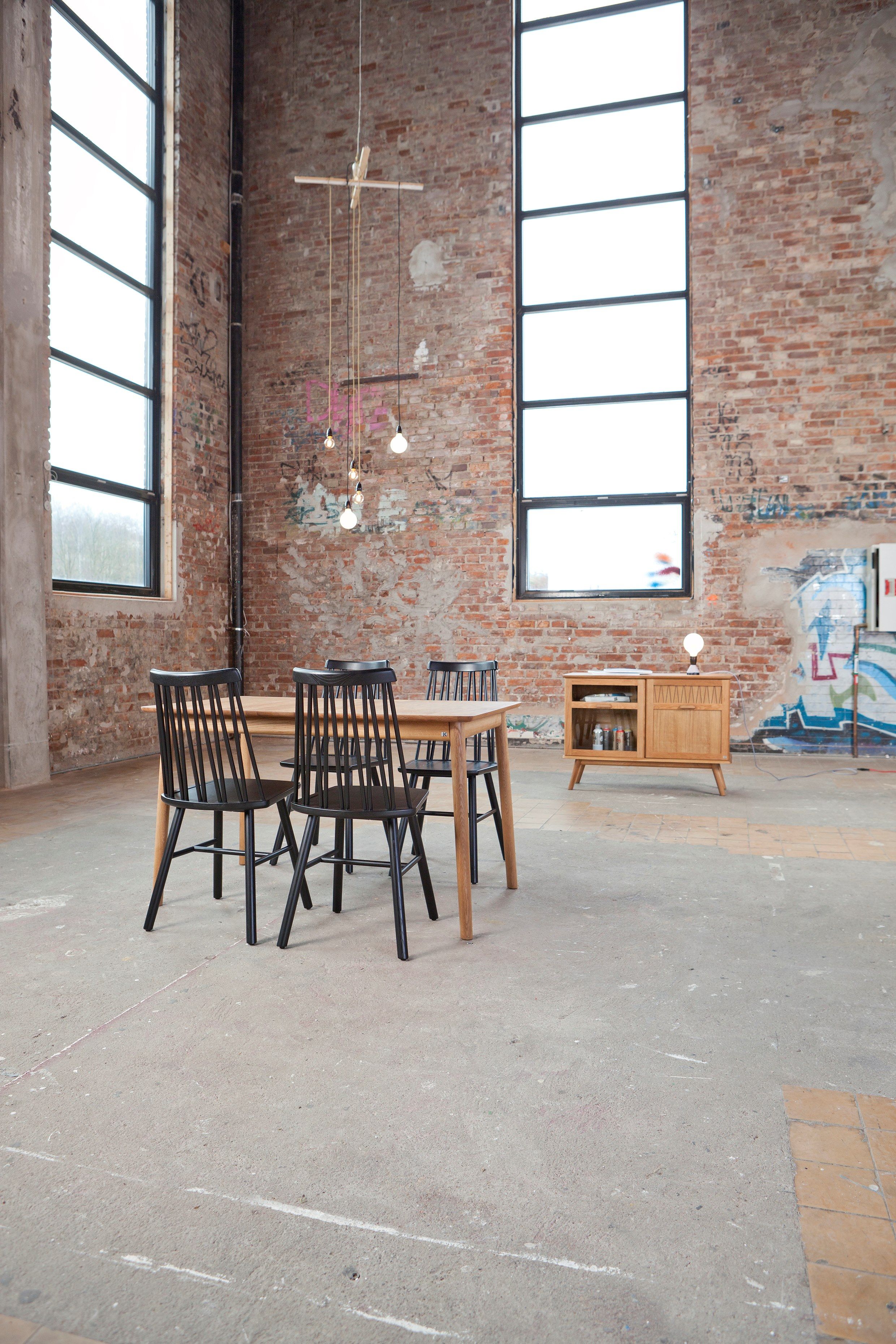 Прямоугольный выдвижной стол из дуба Hans K ZigZag ARCH-00055982 - Вид №1