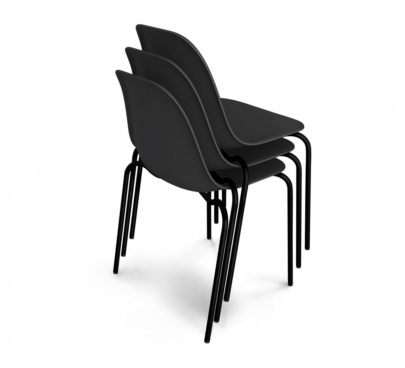 Стул DSR черный S30 (eames style) SHEFFILTON ДИЗАЙНЕРСКИЕ, EAMES STYLE 015569 Черный  - Вид №4