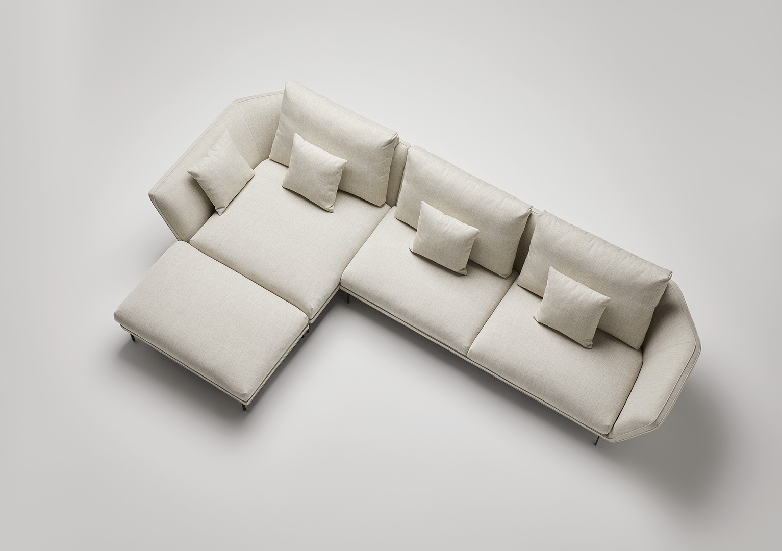 Дисковый 4-местный диван Disc A5917 Coleccion Alexandra - Вид №1